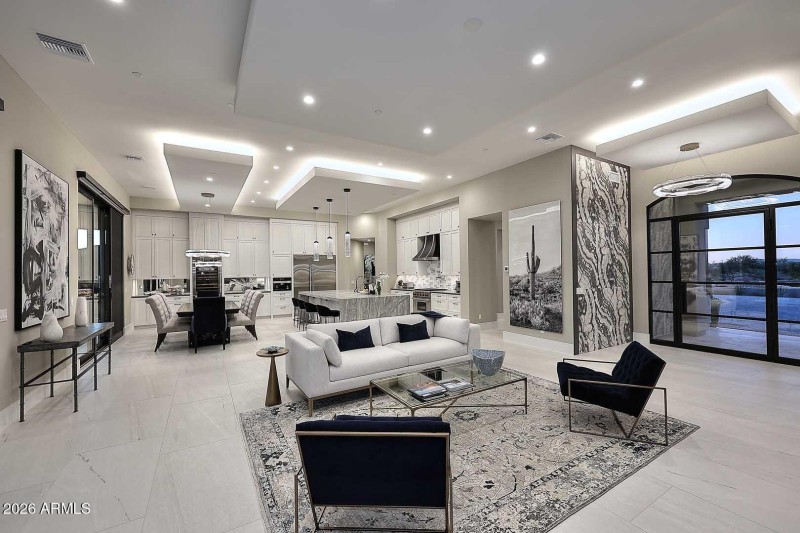 Night-Great Room-Kitchen