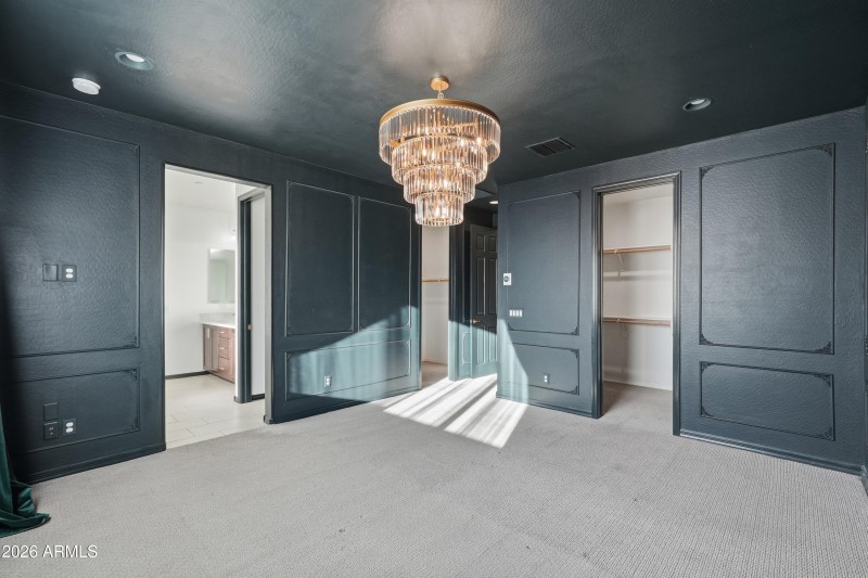 Beautifully designed master bedroom