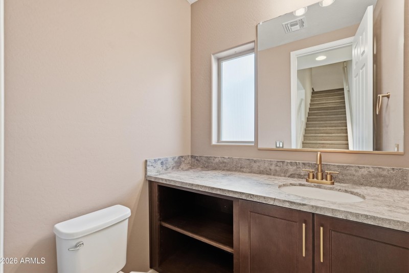 Gorgeous downstairs 1/2 bathroom