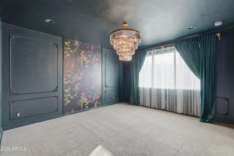 Beautifully designed master bedroom