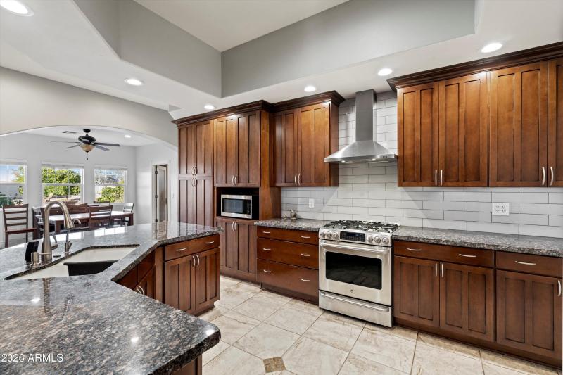 Spacious Kitchen With Center Island