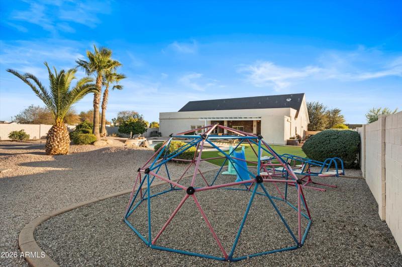 Play Area with Slide and Plane