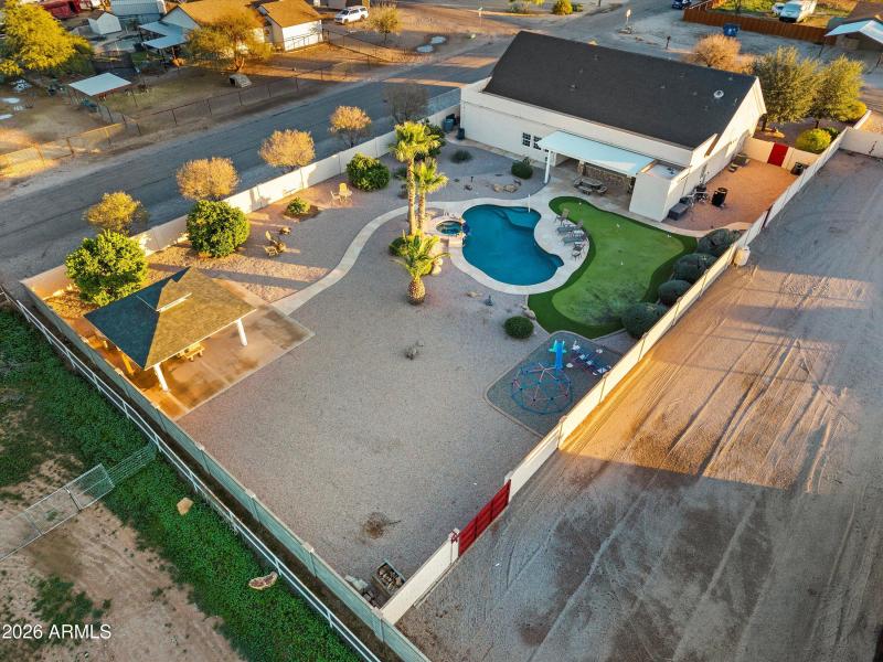 Main Home Pool and Gazebo View