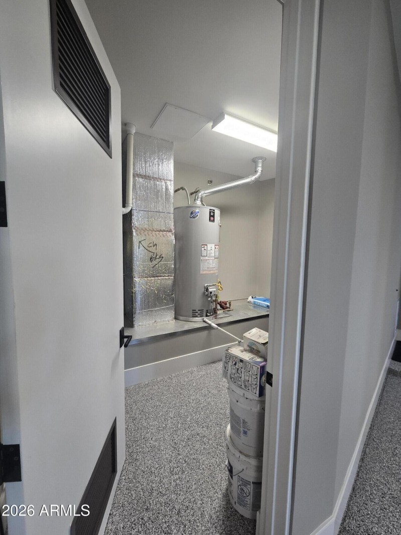 Garage mechanical room