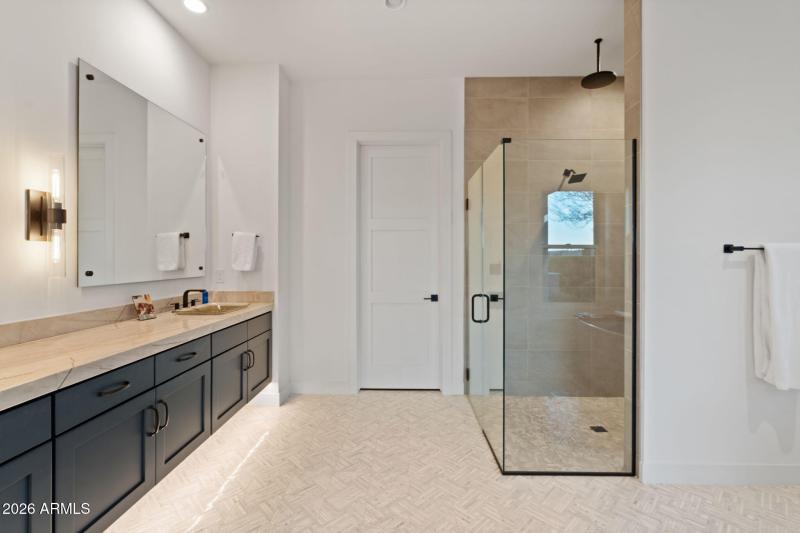 Glass Enclosed Walk-in Shower