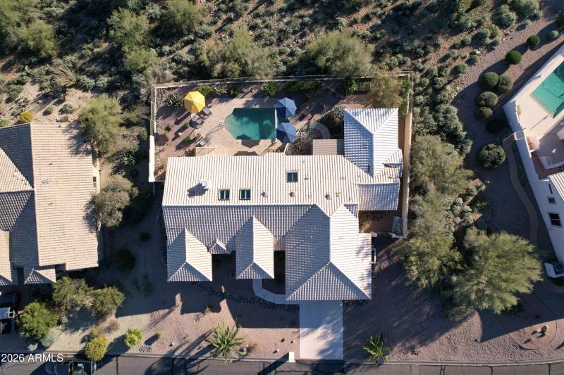 Nestled in the canyon