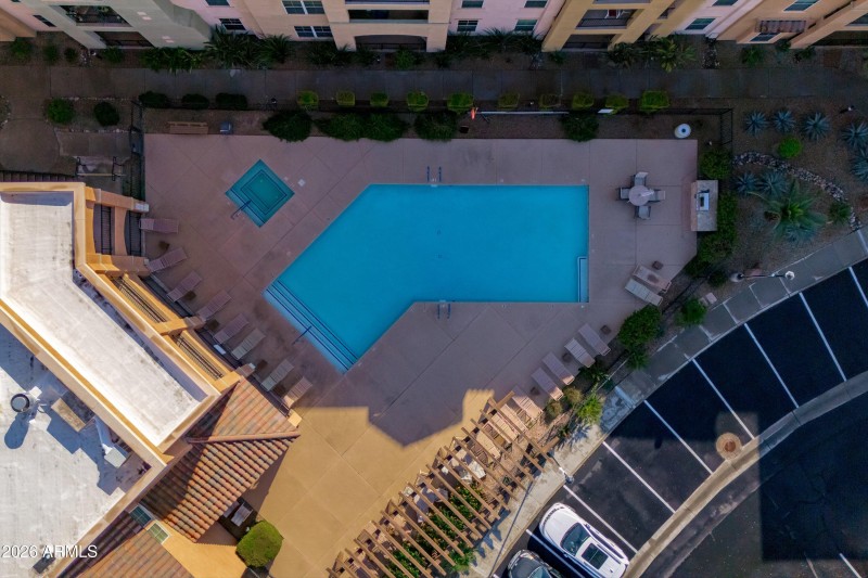 38-Aerial View Pool