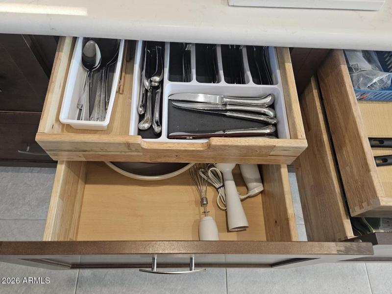 Double, soft Close Drawers