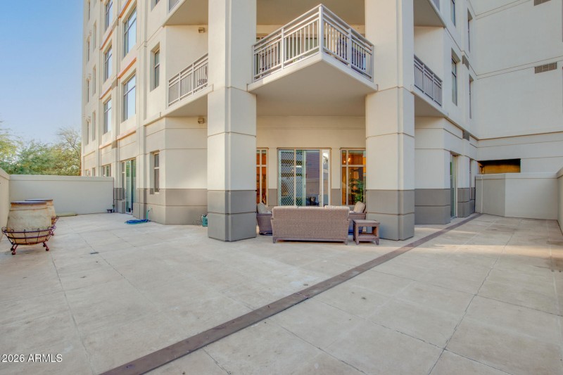 Oversized Private Patio
