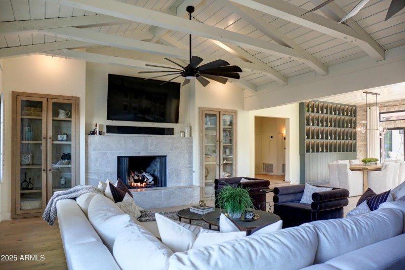 Family Room at an Angle