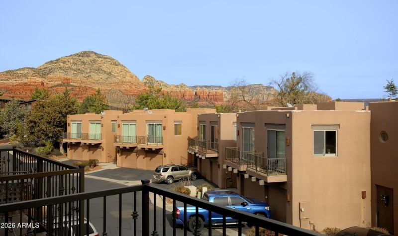 Views from upstairs balcony