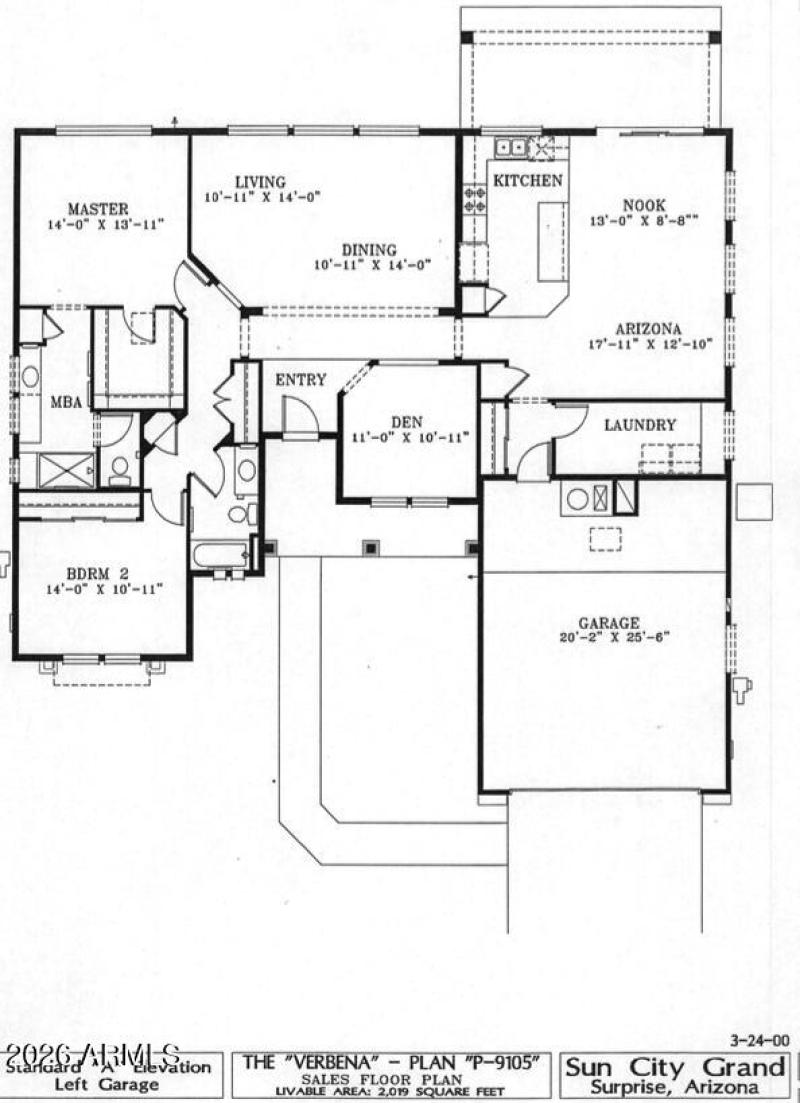 Verbena Floor Plan