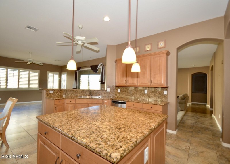 Flow through to family room