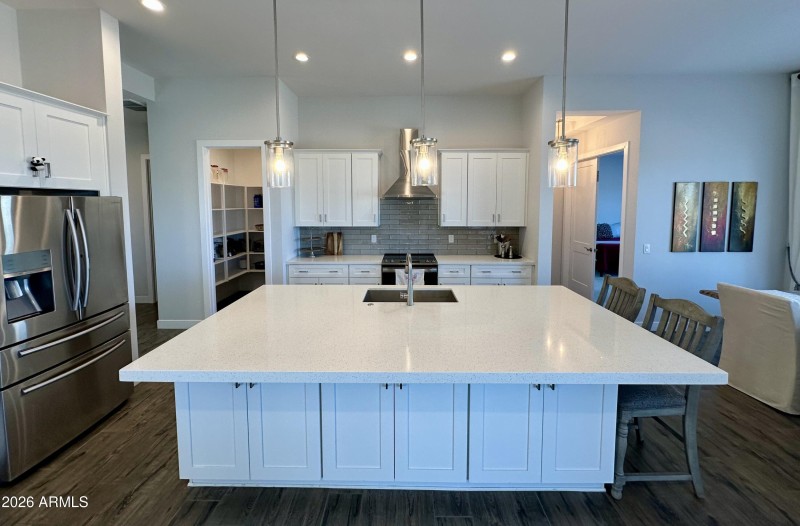 Huge Kitchen Island with extra storage