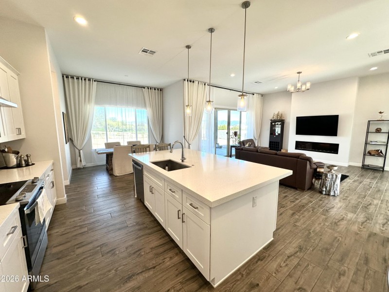 Open Kitchen + Living Space