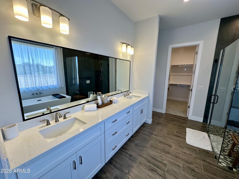 Master Bathroom Double Sinks
