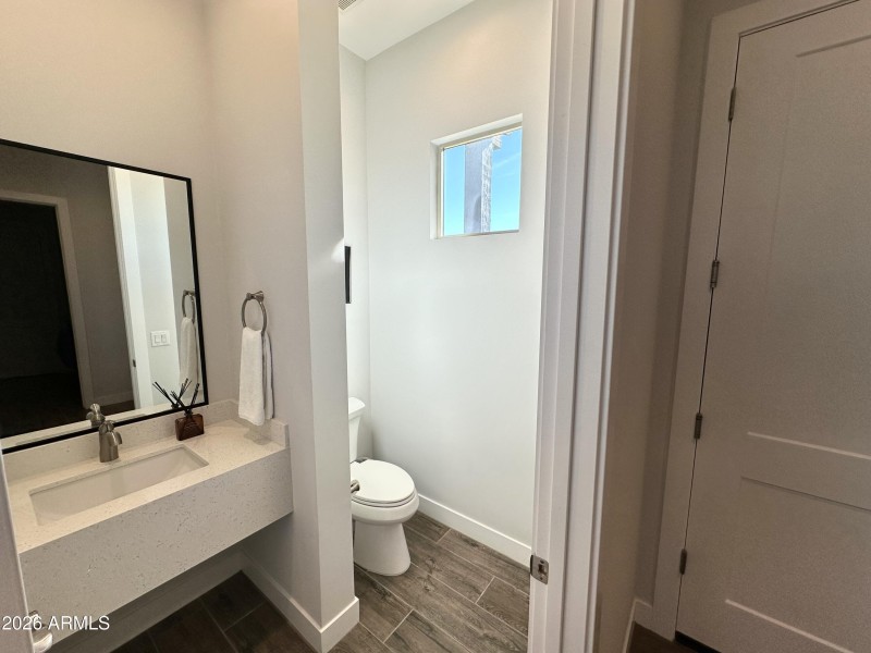 Half Bath by Garage Entry