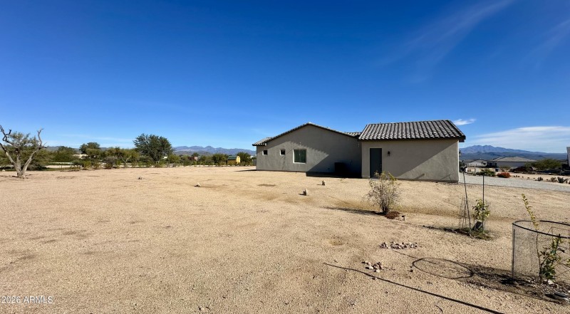 View from the Side yard looking East