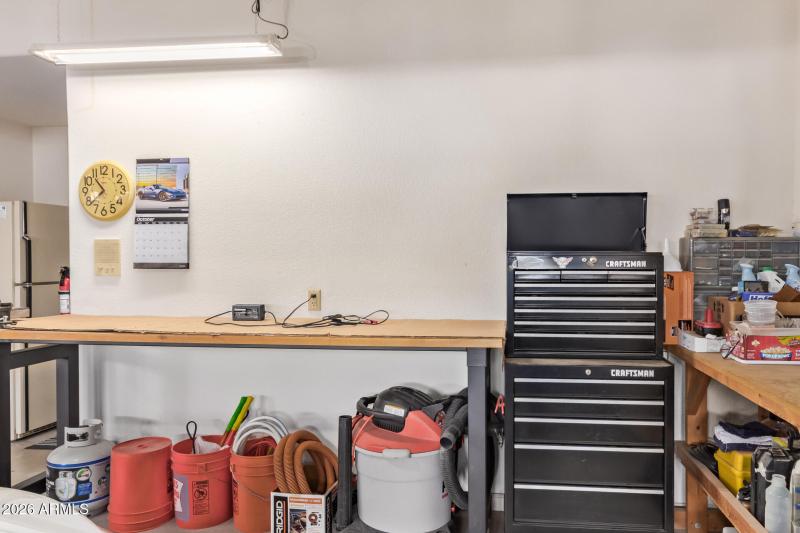 Garage Workshop area