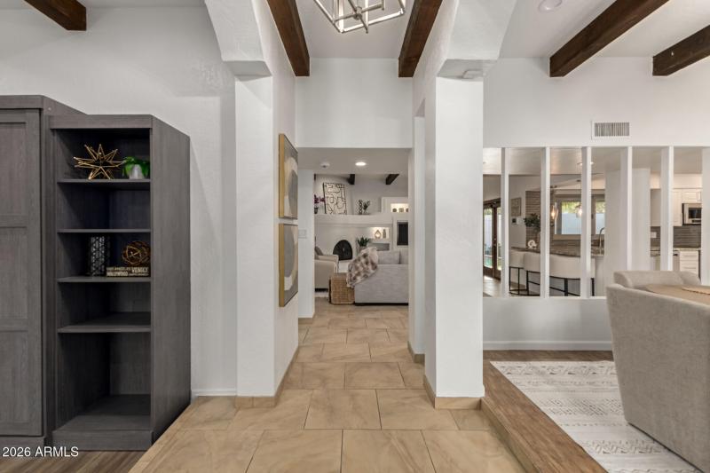 Timeless Wood Beam Design