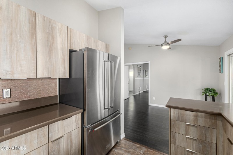 Kitchen - dining area view