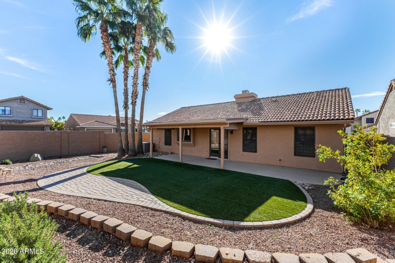 Beautiful synthetic turf