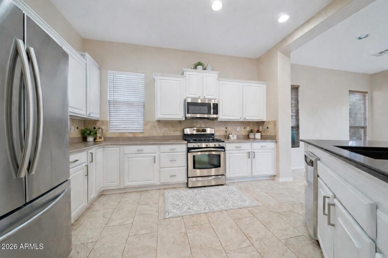 Kitchen with Gas Stove