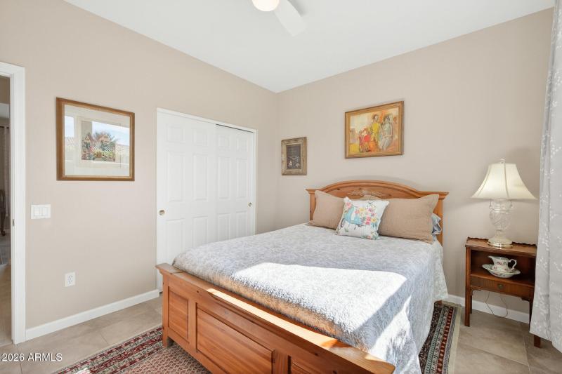 Spacious guest bedroom