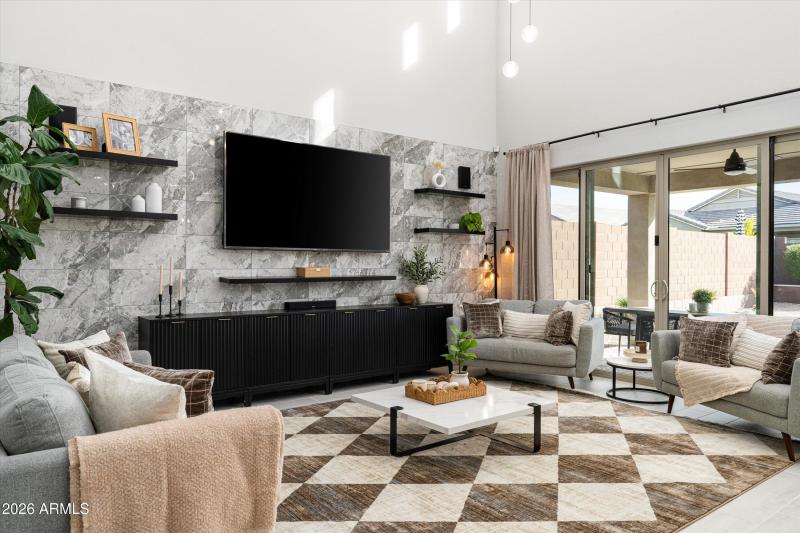 Great Room Opens to Outdoor Space