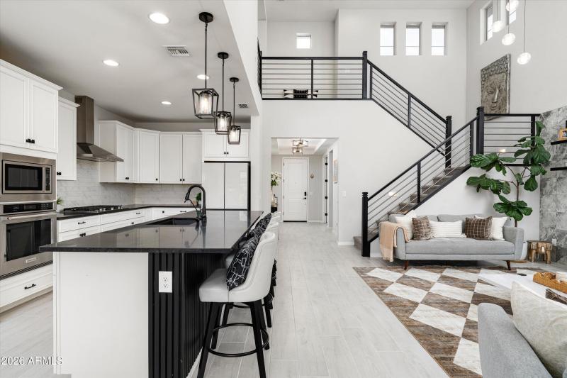 Great Room View to Upper Level