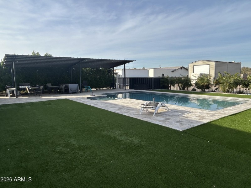Pool Patio w/ Large Pavillion