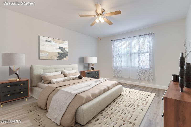 8 Virtually Staged Primary Bedroom