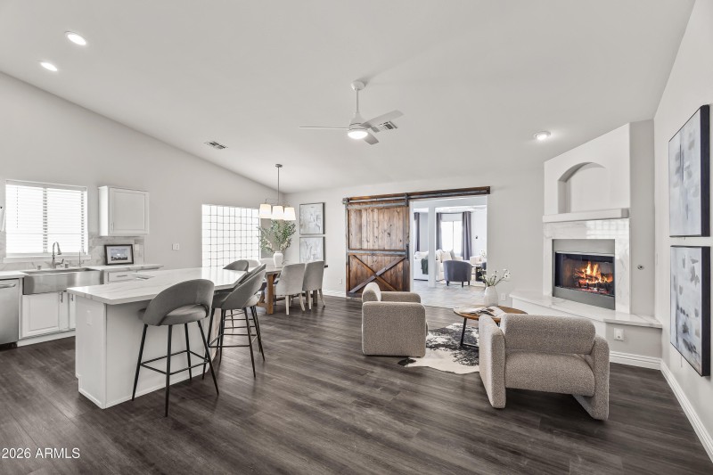 Great Room with Gas Fireplace