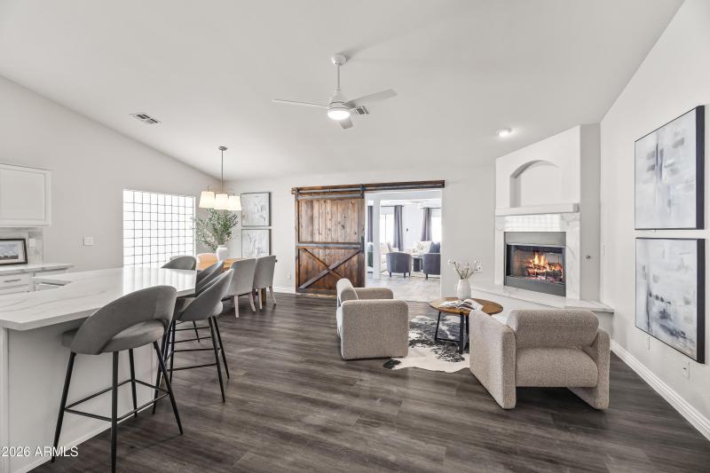 Great Room with Gas Fireplace