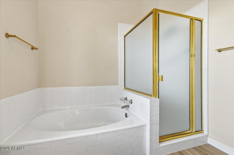 Separate Shower & Tub