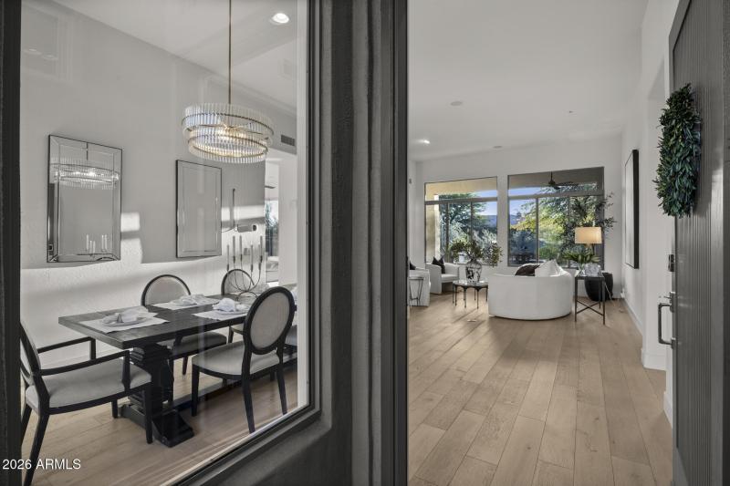 Hardwood floors throughout home