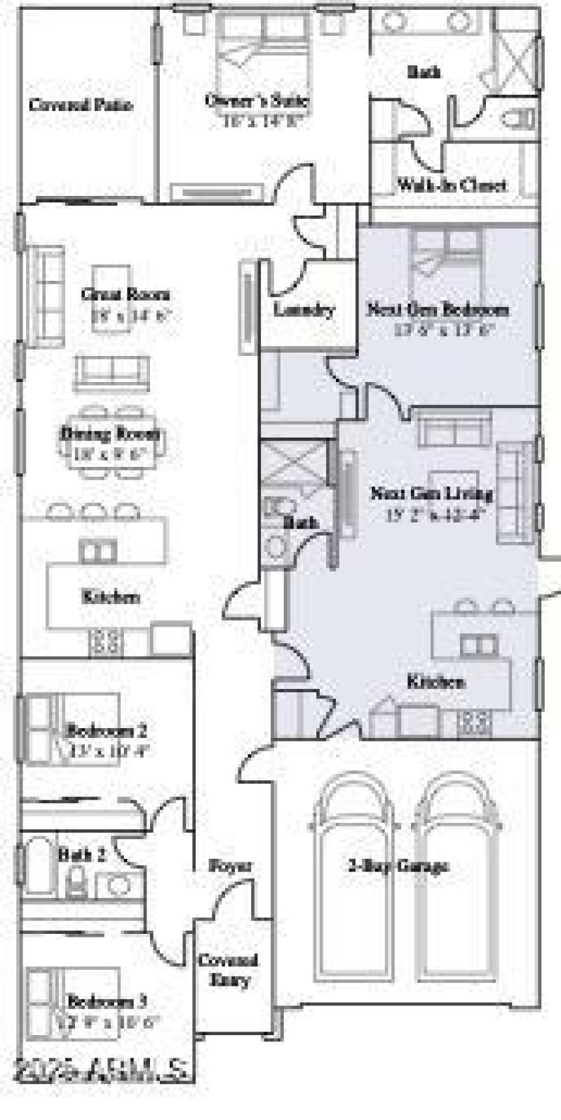 Floor Plan 16677 W Charlotte Dr