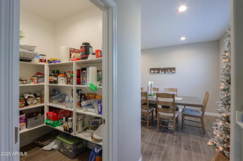 Large walk-in pantry