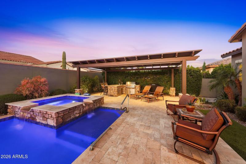 View to Outdoor Kitchen