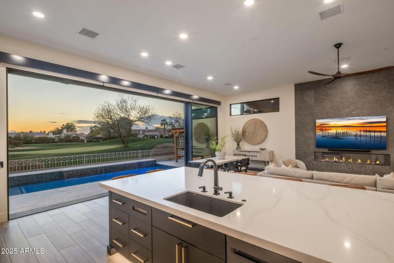 Stunning Sunset Views from Kitchen