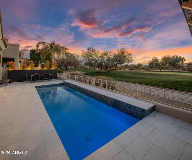 Private Backyard with Sunset Views