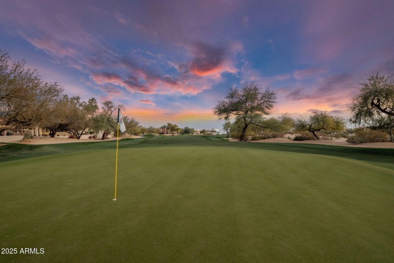 First Hole TPC with Sunset View