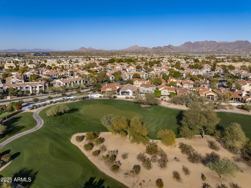 Aerial View of TPC Stadium Golf Course