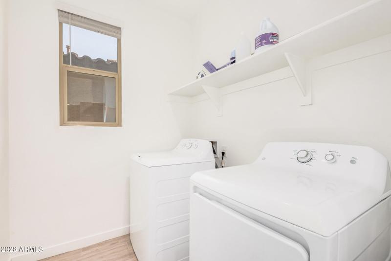 Washer and Dryer Included