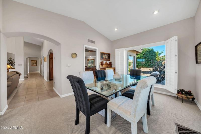 Dining Room view to GR