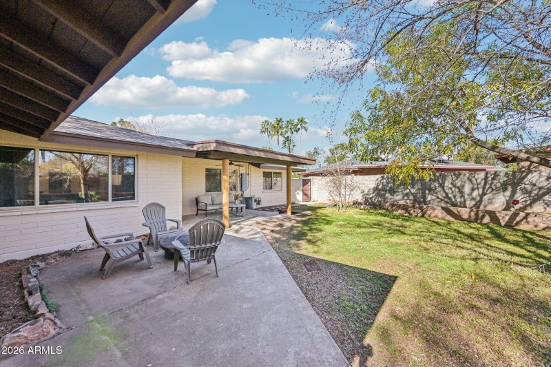 Views of the backyard