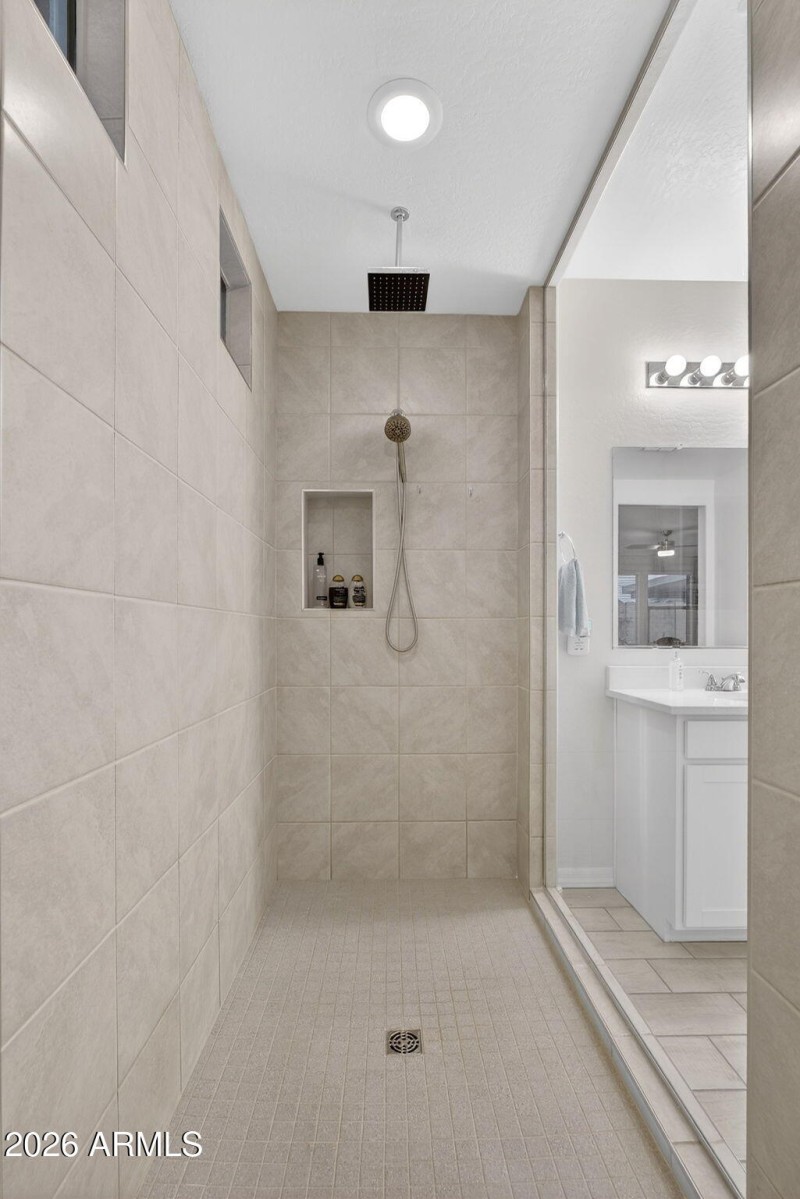 Tiled Walk-in Shower 2