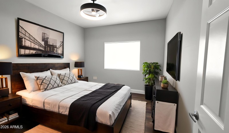 Virtually Staged - 2nd Bedroom