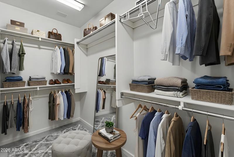 Large walk-in closet