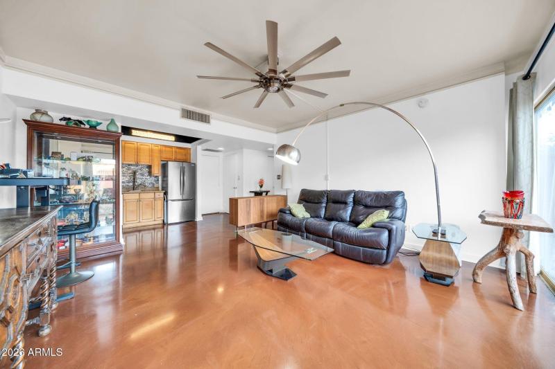 Polished concrete floors